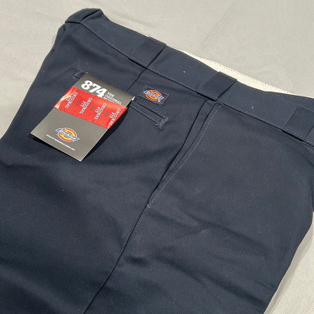 Dickies- Dark Blue pants. The Original work pants.